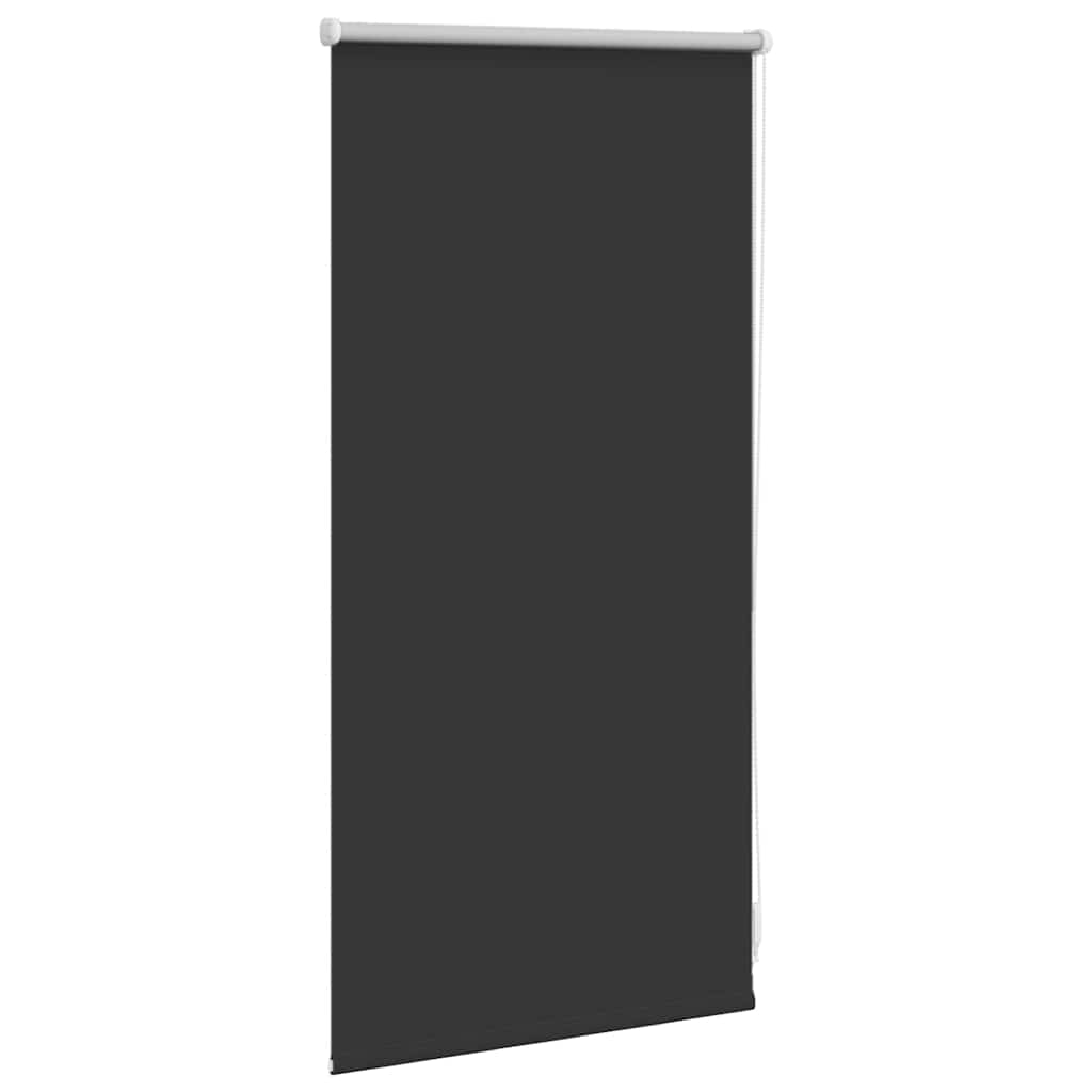 Verdunkelungsrollo 44,4 x 100 cm, Stoffbreite 40 cm, Schwarz