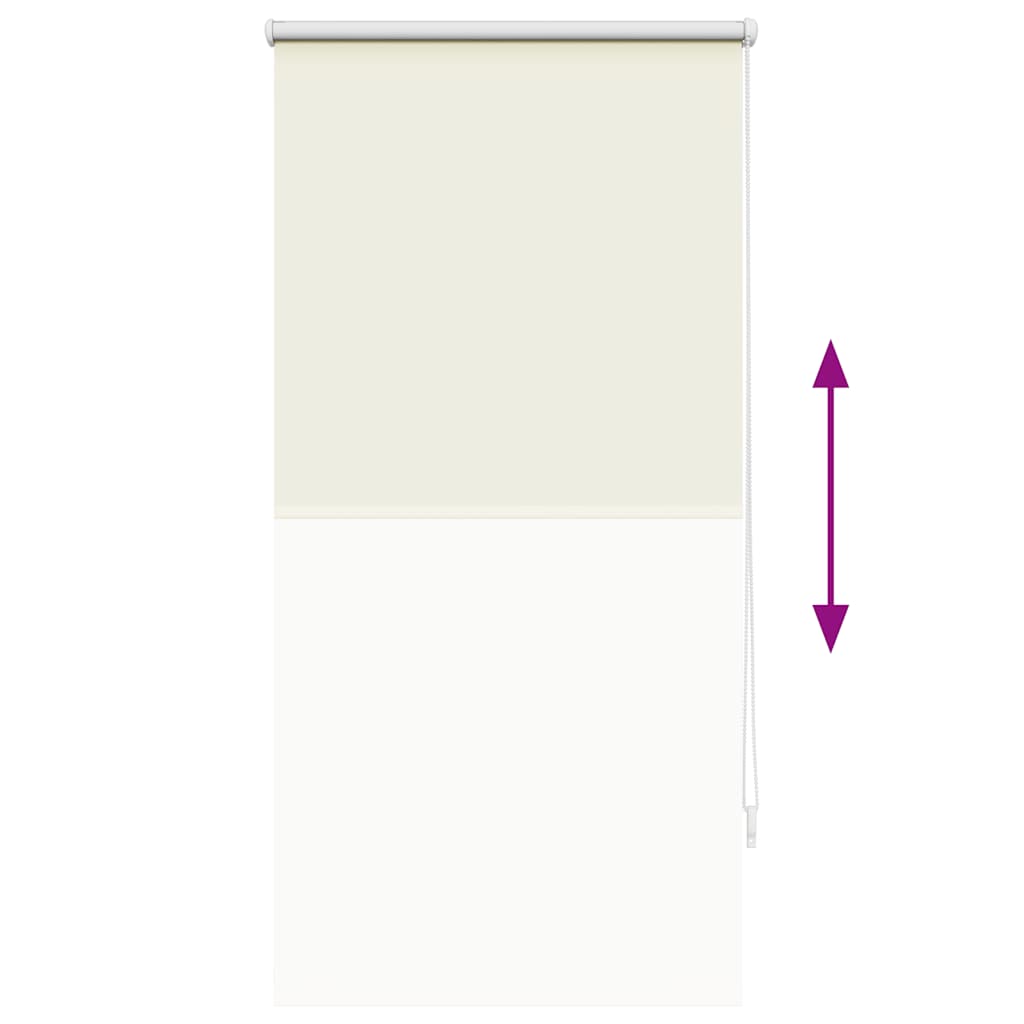 Verdunkelungsrollo 64,4 x 120 cm, Stoffbreite 60 cm, Gebrochen Weiß