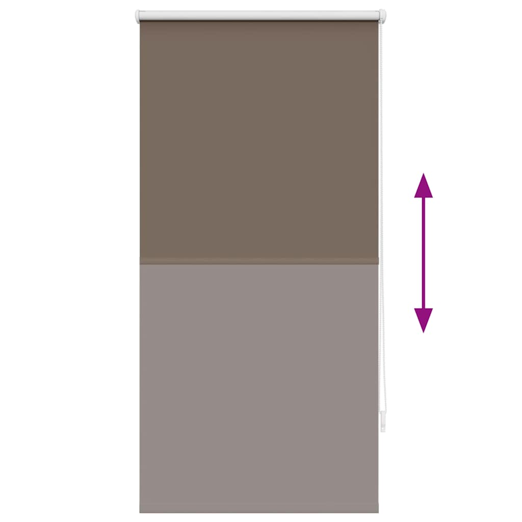Verdunkelungsrollo 64,4 x 120 cm, Stoffbreite 60 cm, Kaffeebraun
