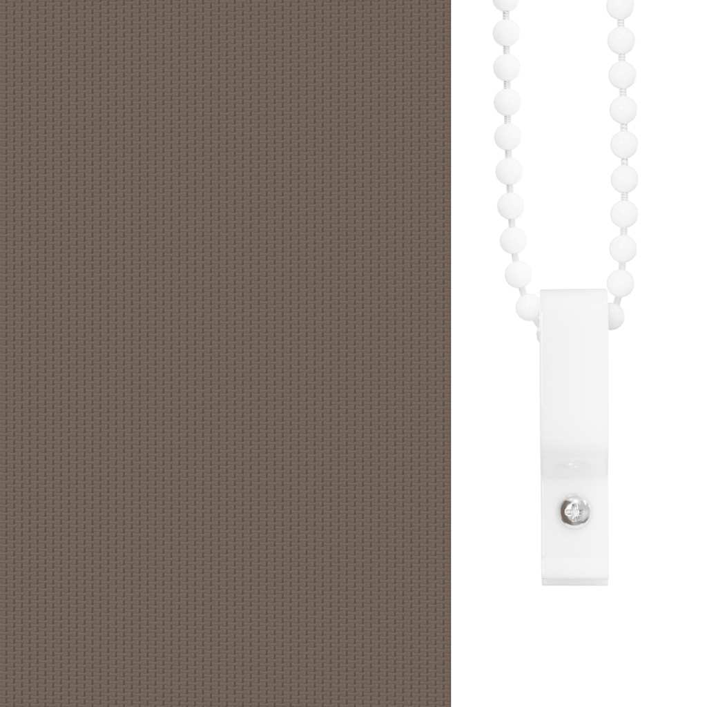 Verdunkelungsrollo 64,4 x 120 cm, Stoffbreite 60 cm, Kaffeebraun