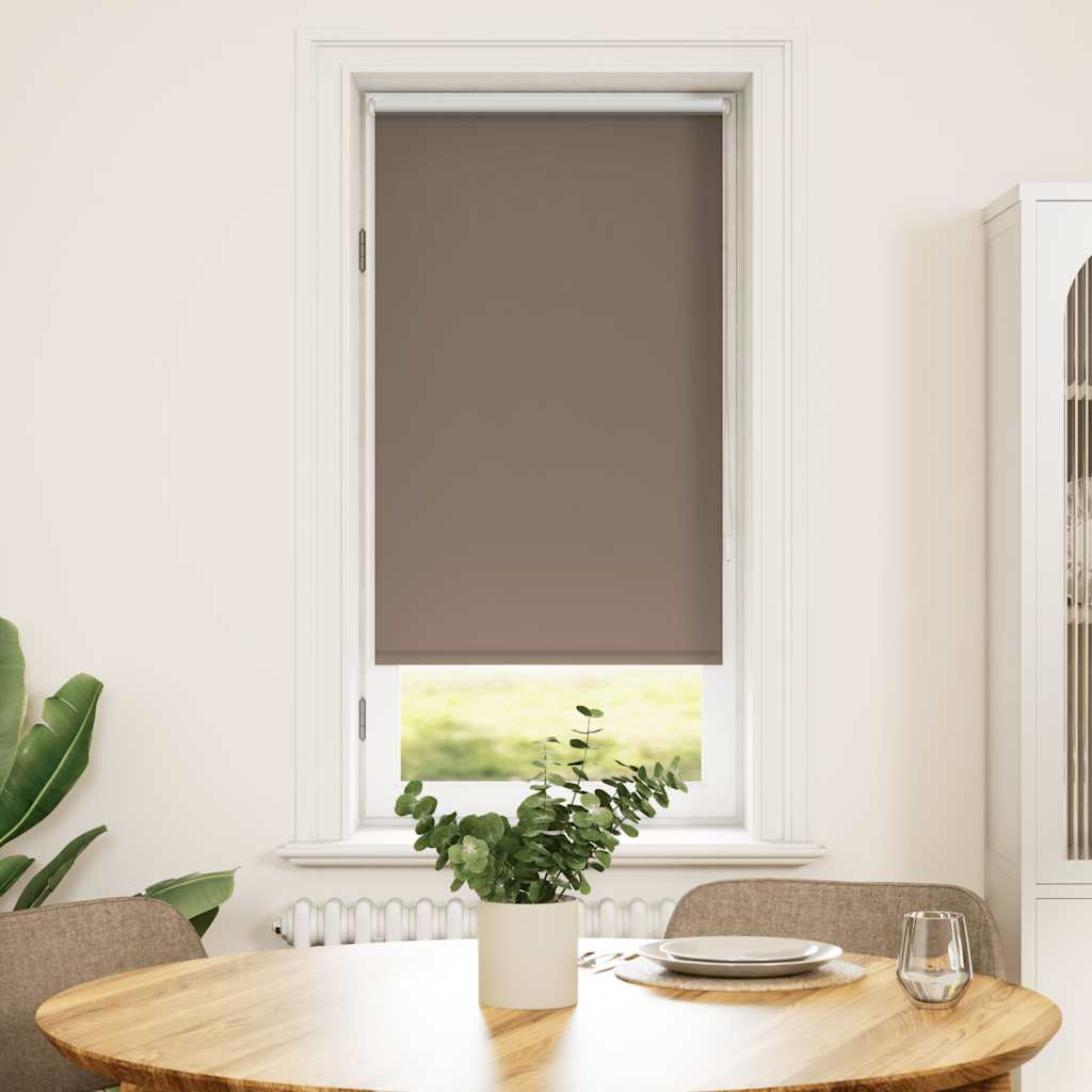 Verdunkelungsrollo 64,4 x 120 cm, Stoffbreite 60 cm, Kaffeebraun