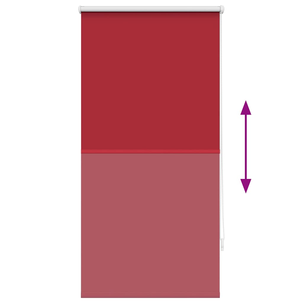 Verdunkelungsrollo 64,4 x 120 cm, Stoffbreite 60 cm, Rot