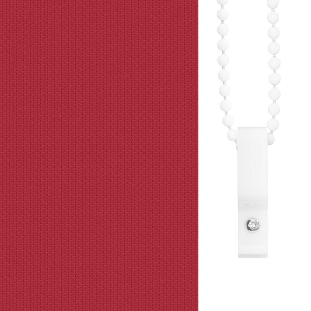 Verdunkelungsrollo 64,4 x 120 cm, Stoffbreite 60 cm, Rot