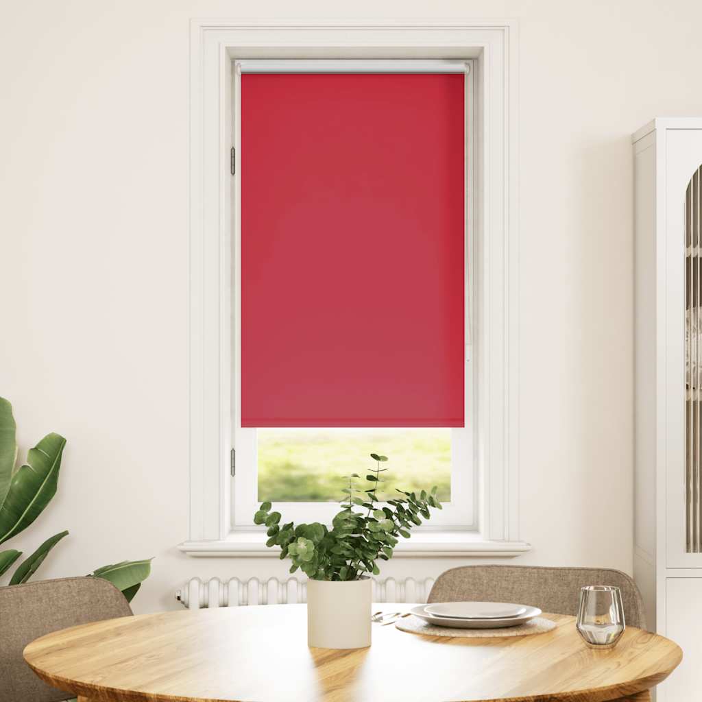 Verdunkelungsrollo 64,4 x 120 cm, Stoffbreite 60 cm, Rot