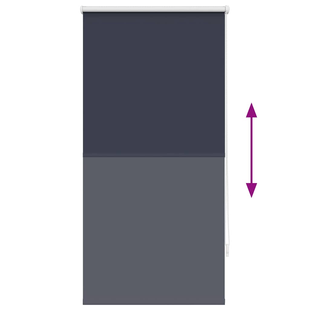 Verdunkelungsrollo 64,4 x 120 cm, Stoffbreite 60 cm, Marineblau