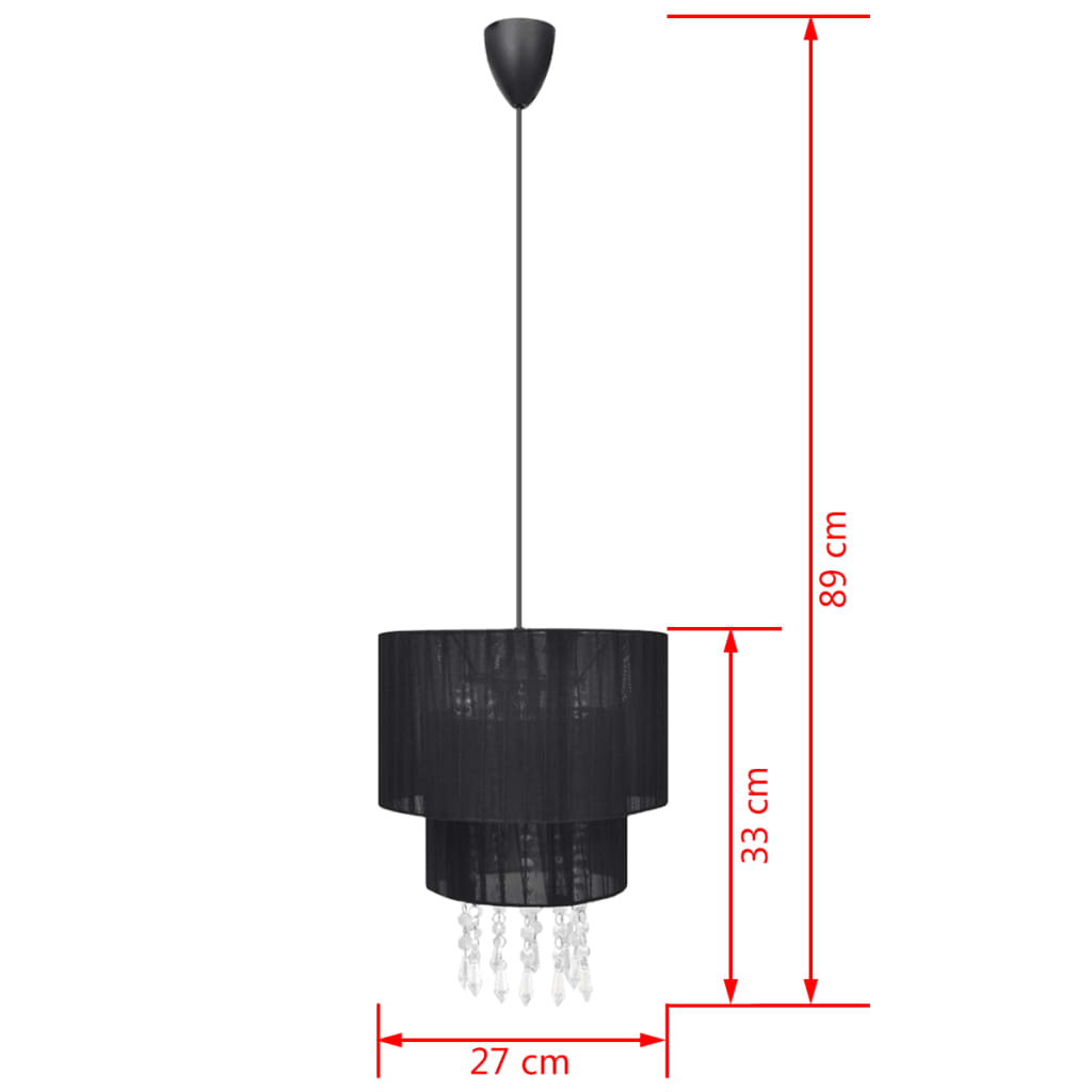 Kronleuchter Pendelleuchte Lampe Leuchte schwarz