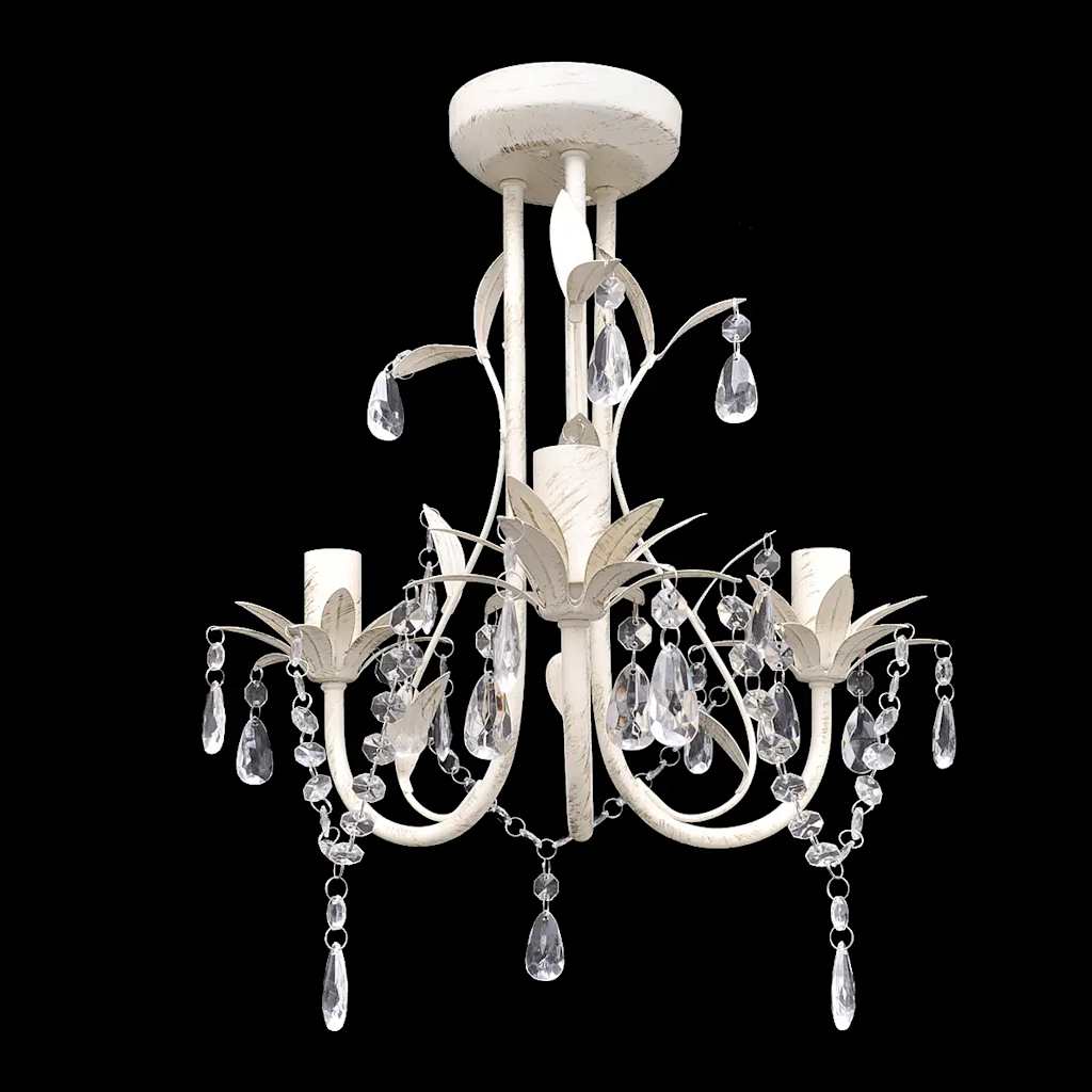 Lustre suspension lampe en cristal lustre lumière blanche