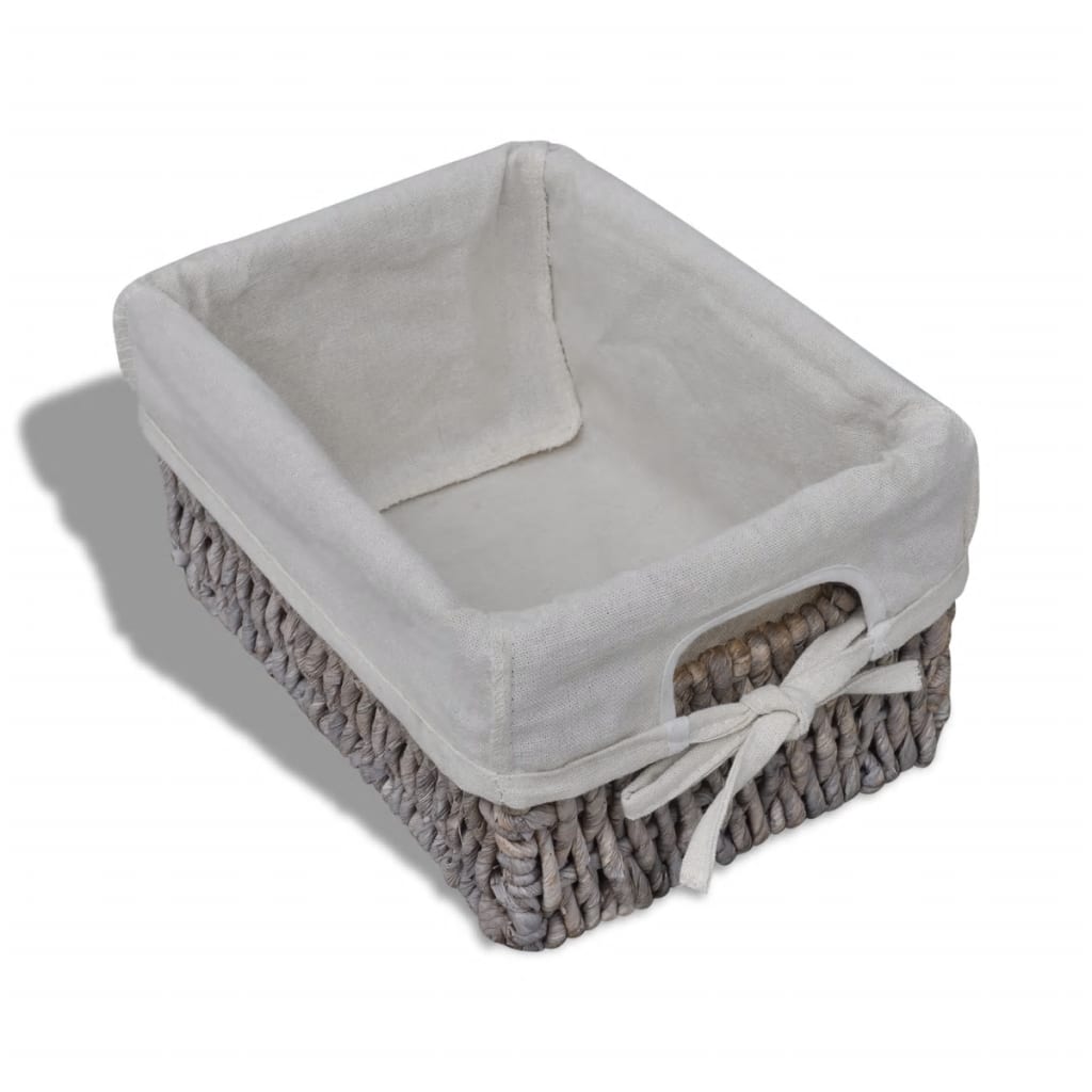 Étagère en bois avec 5 paniers marron