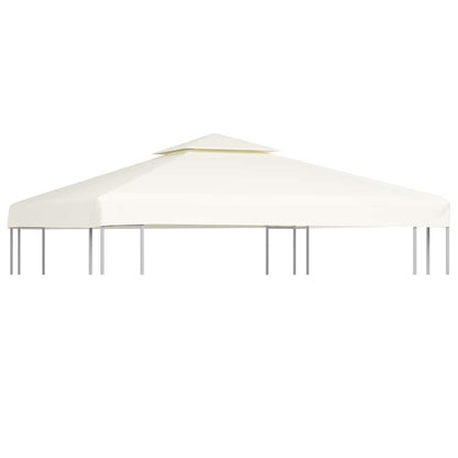 Pavillon-Ersatzdach 310 g/m² Cremeweiß 3x3 m