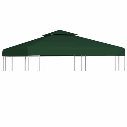 Pavillon-Ersatzdach 310 g/m² Grün 3x3 m