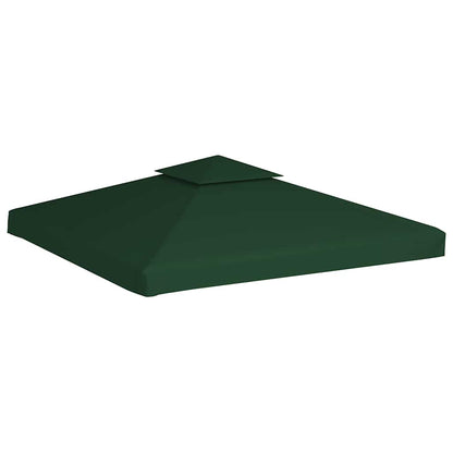 Pavillon-Ersatzdach 310 g/m² Grün 3x3 m