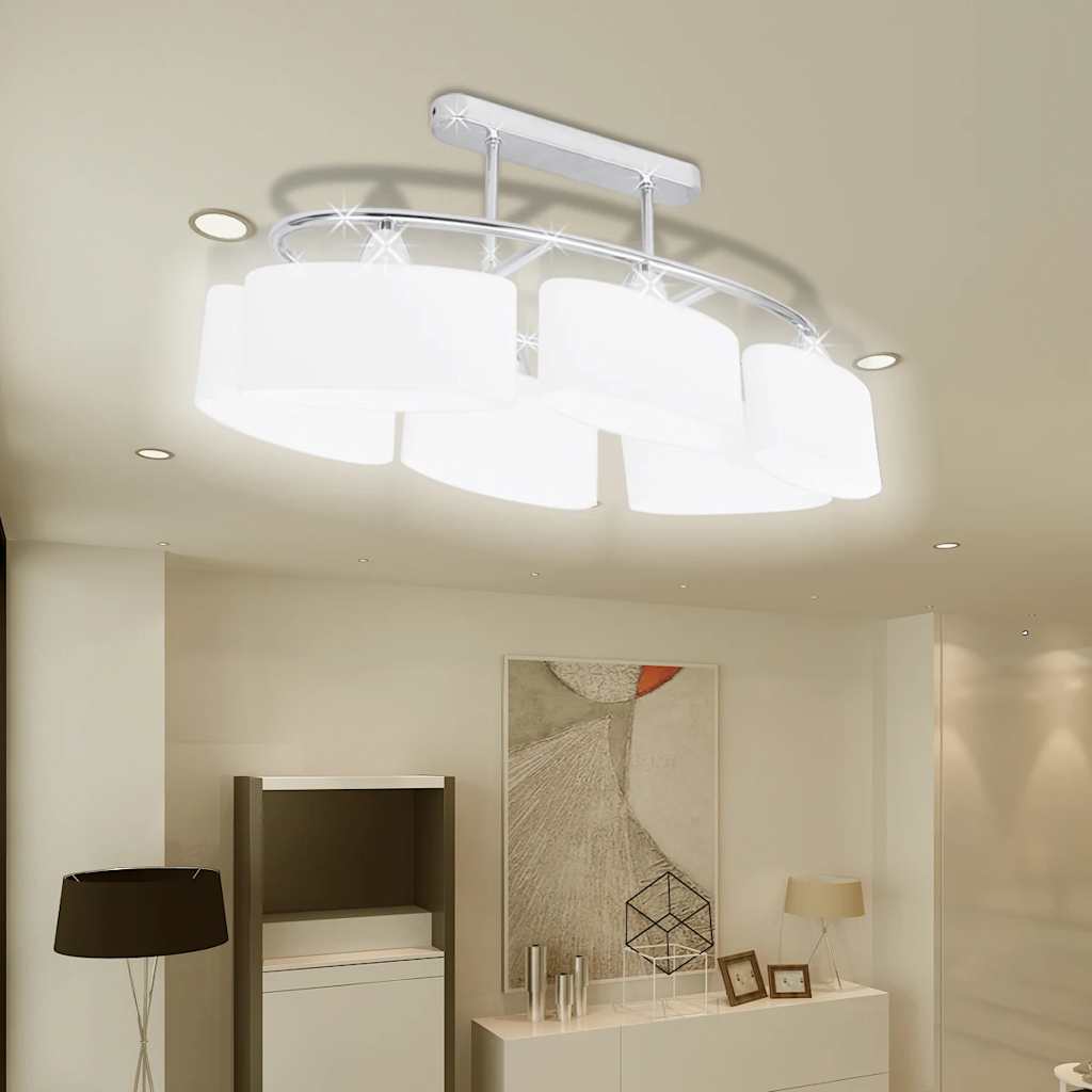 Beleuchtung Decken Leuchte Lampe Deckenlampe 6 x E14