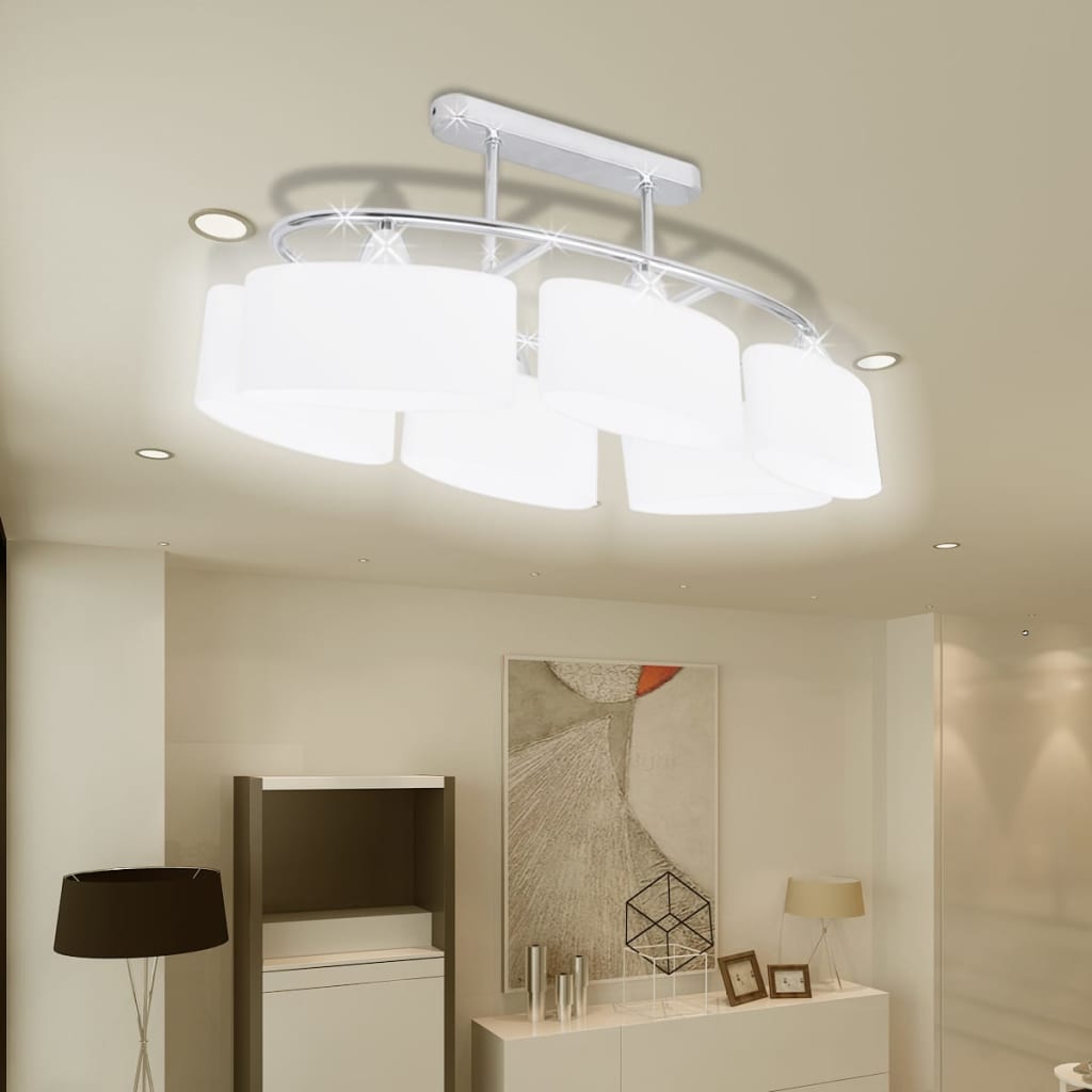 Beleuchtung Decken Leuchte Lampe Deckenlampe 6 x E14