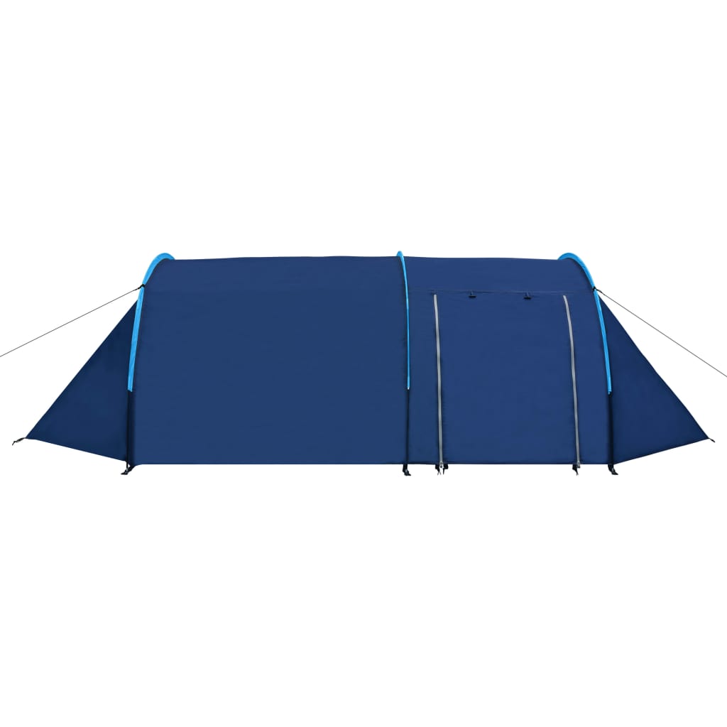 Campingzelt 4 Personen Marineblau / Hellblau