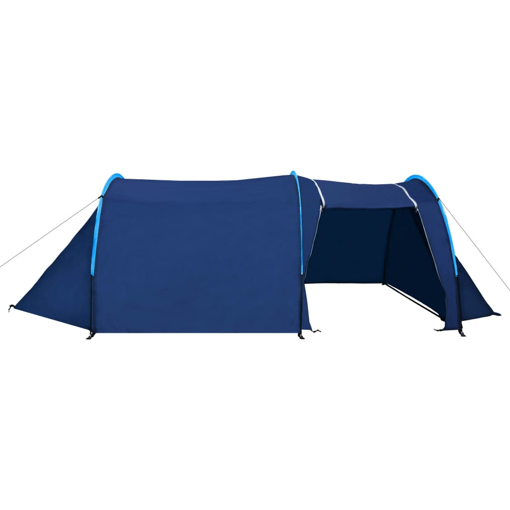 Campingzelt 4 Personen Marineblau / Hellblau