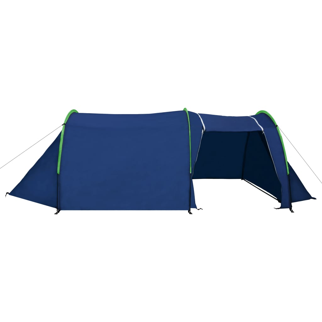 Campingzelt 4 Personen Marineblau/Grün