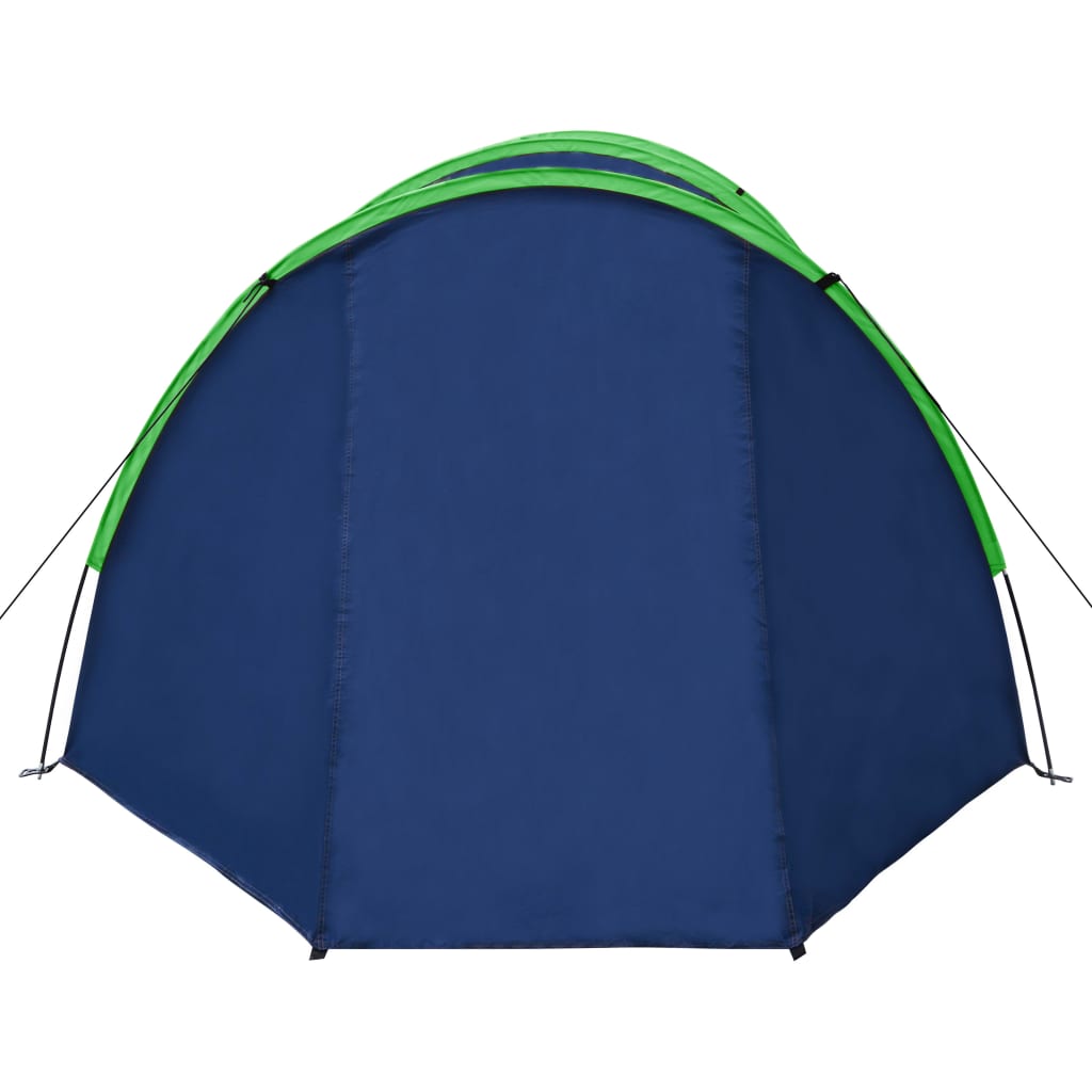 Campingzelt 4 Personen Marineblau/Grün