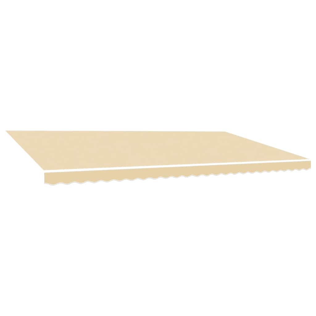 Ersatzstoff für Markise Creme 600x300 cm Polyester