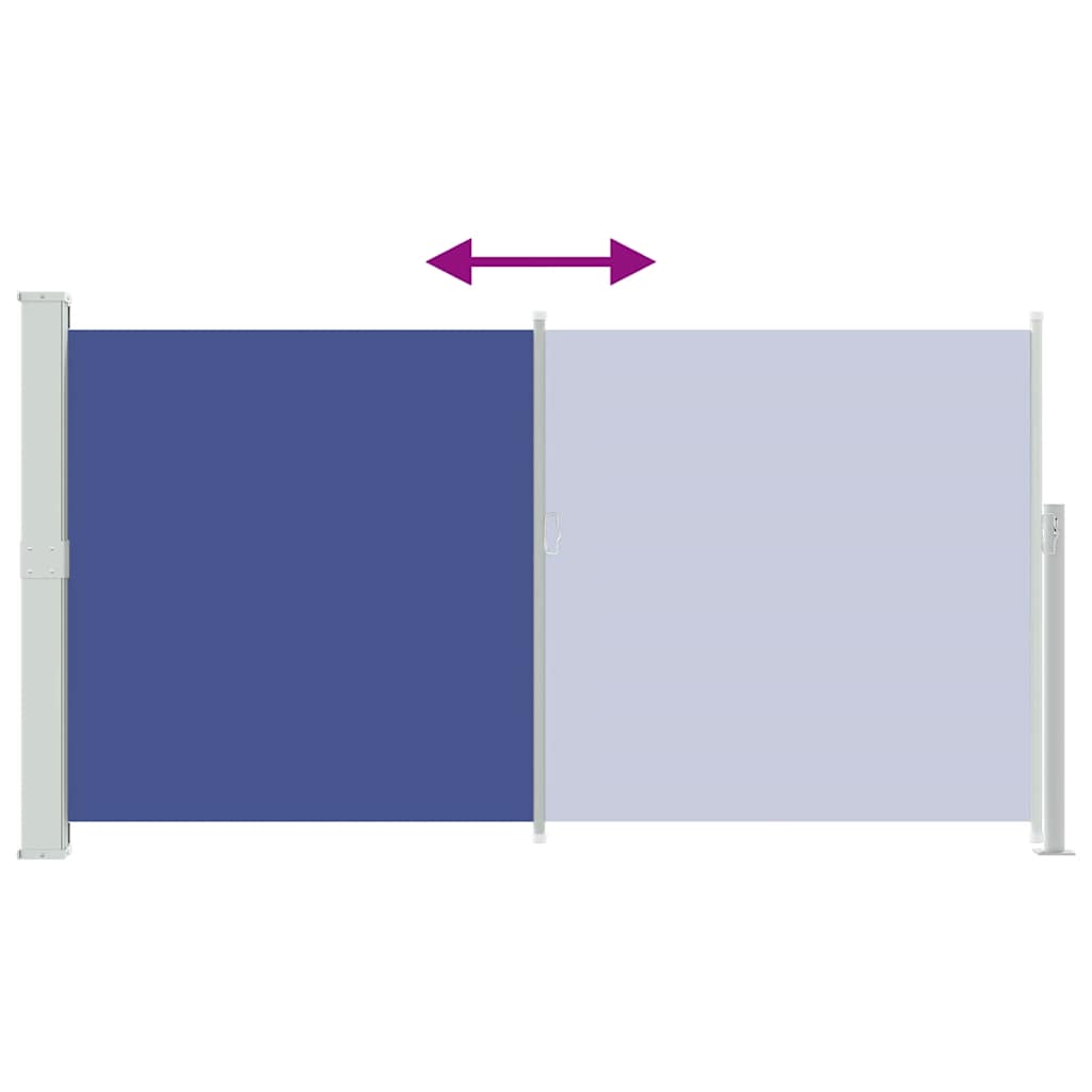 Seitenmarkise 160x300 cm Blau