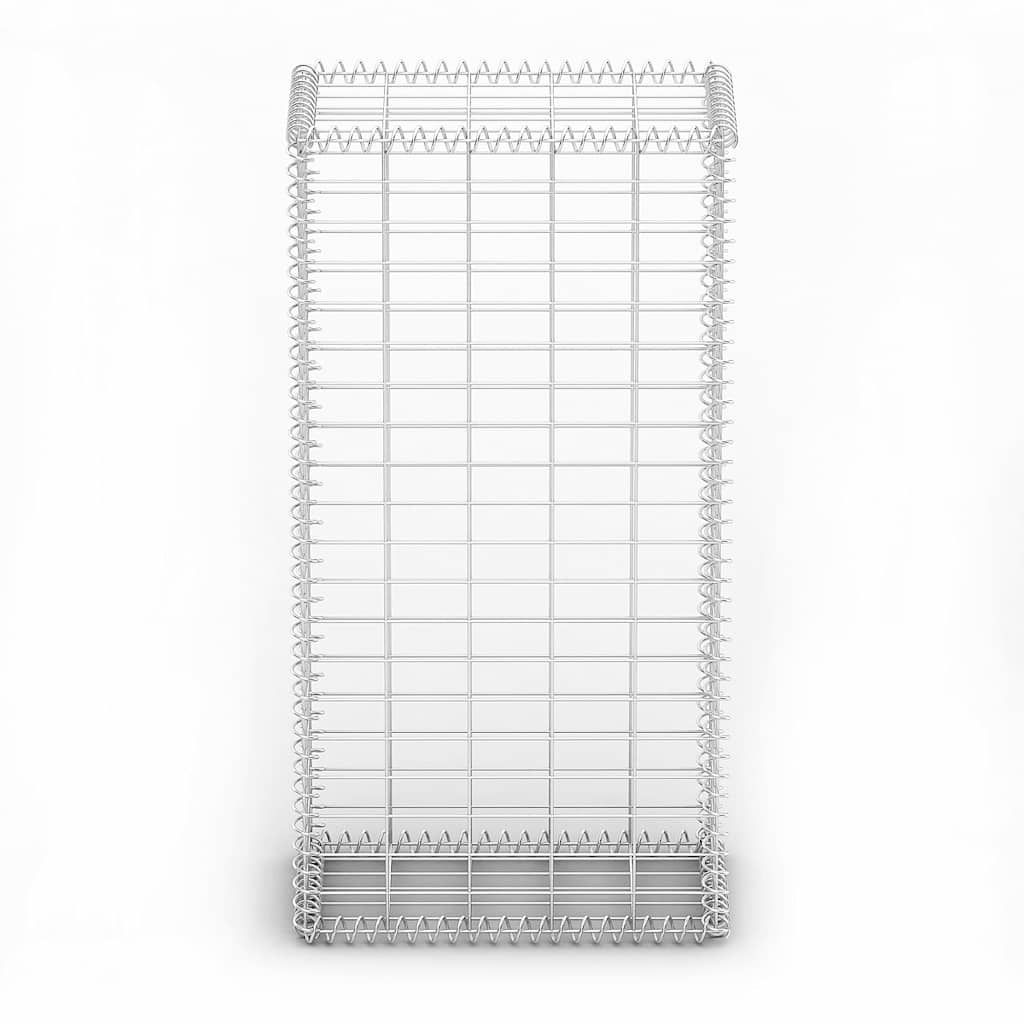 Steinkorb Gabione mit Deckeln Verzinkter Draht 100×50×30 cm