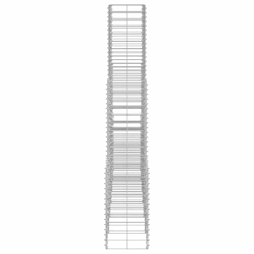 Gabionen-Set 6-tlg. Verzinkter Draht