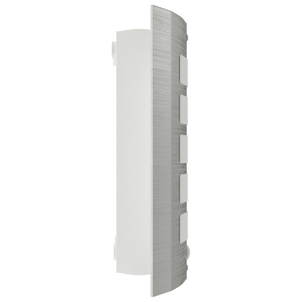 Stainless steel wall lamp with motion detector