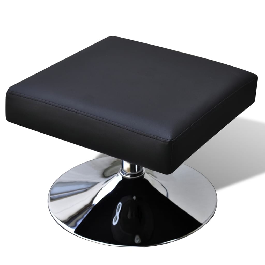 TV-Sessel Schwarz Kunstleder