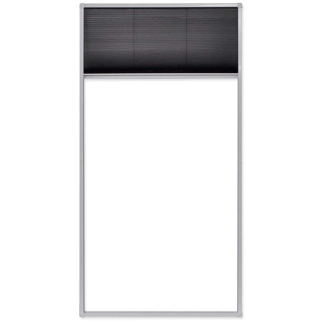 Plisse Insektenschutz-Fenster 80×160 cm