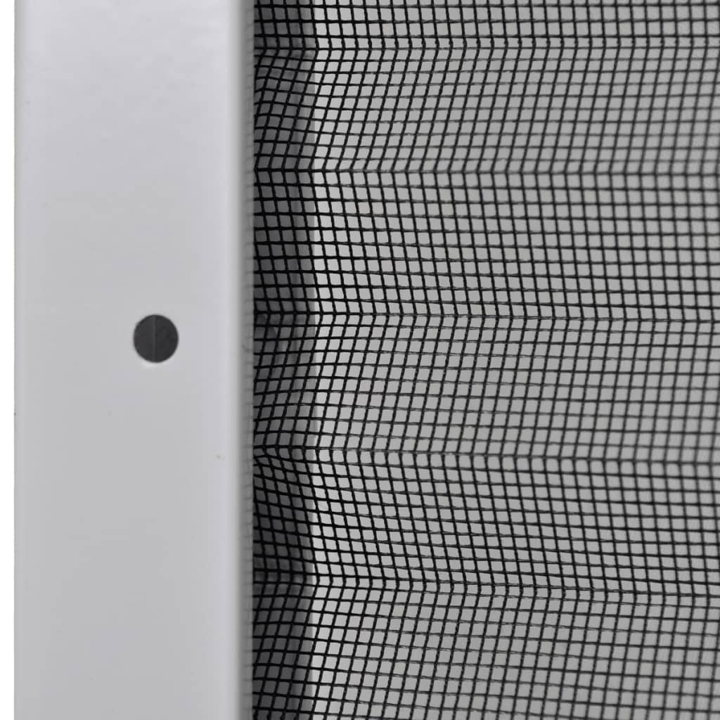 Plisse Insektenschutzfenster mit Jalousie Aluminium 160×80 cm