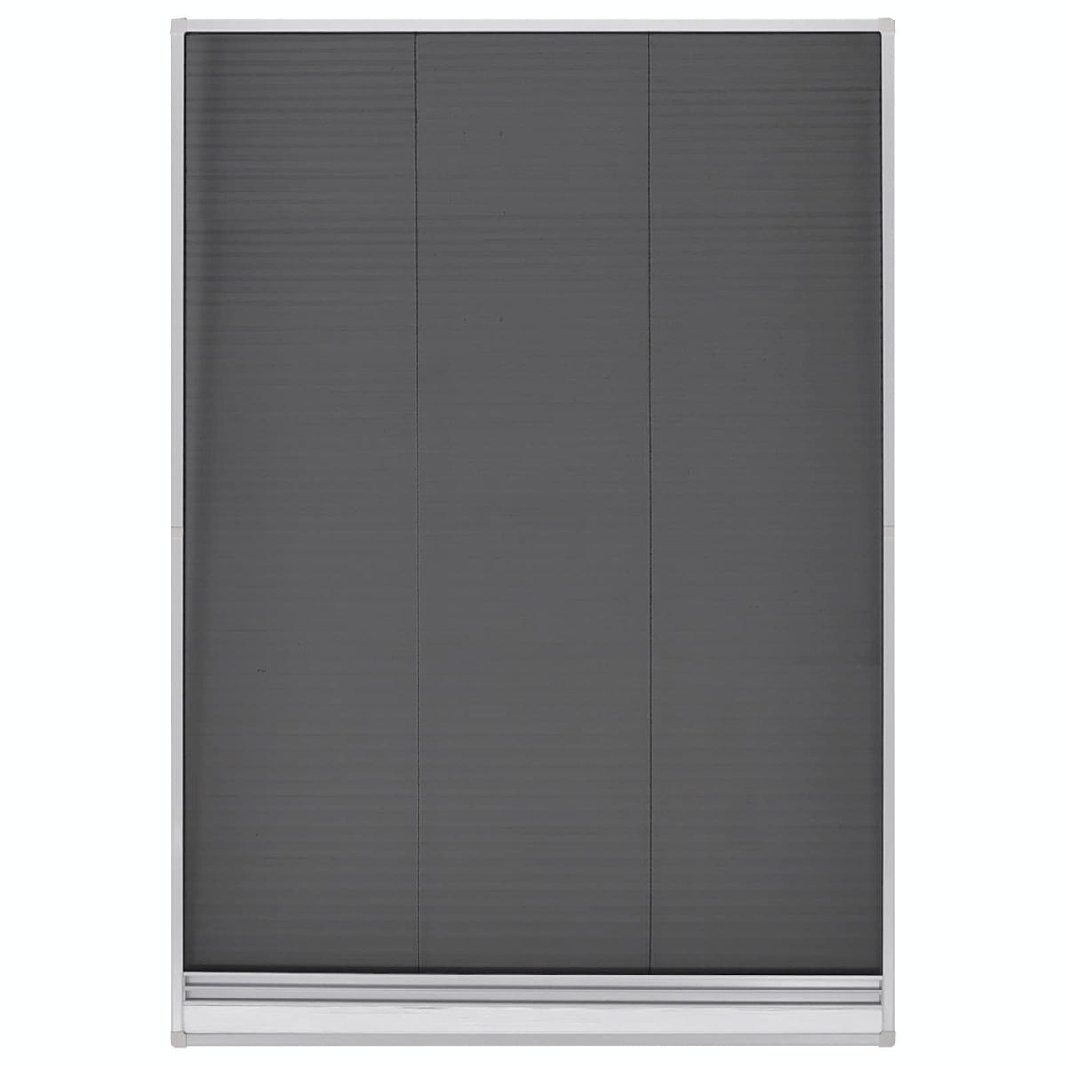 Plisse Insektenschutzfenster mit Jalousie Aluminium 160×80 cm