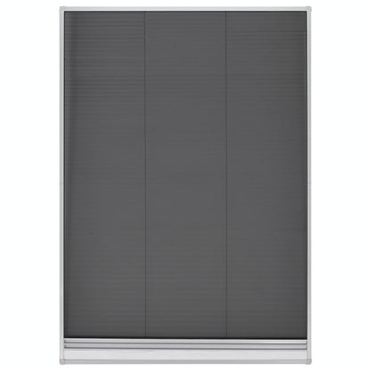 Plisse Insektenschutzfenster mit Jalousie Aluminium 160×80 cm