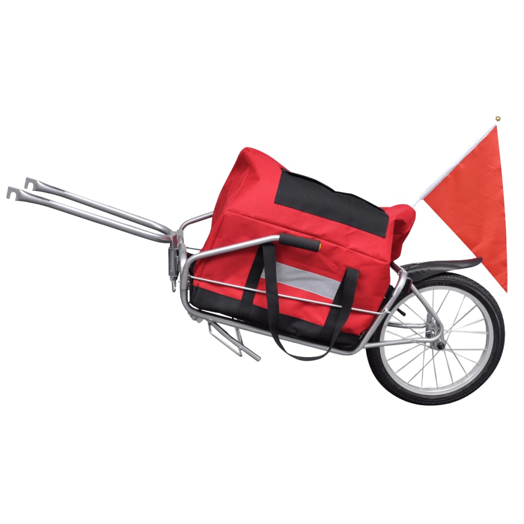 Monocycle remorque vélo avec sac