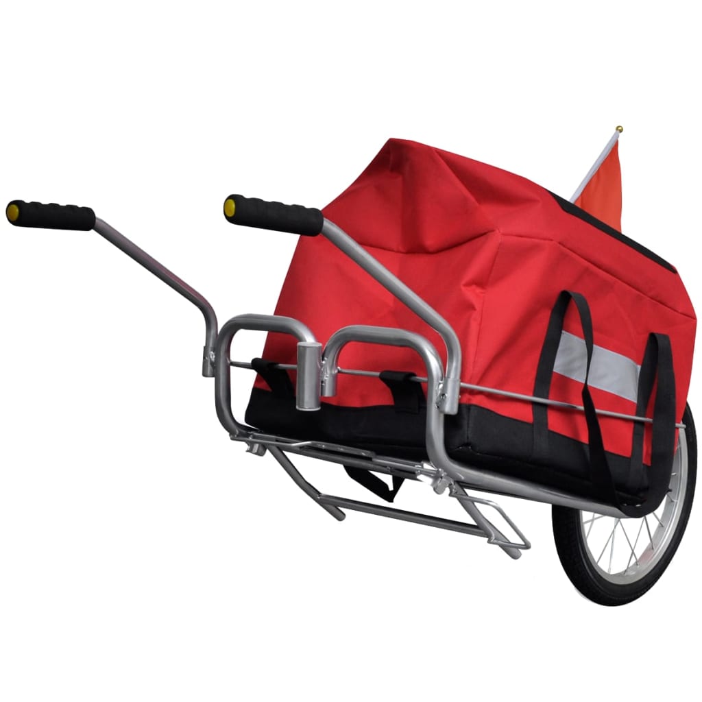 Monocycle remorque vélo avec sac