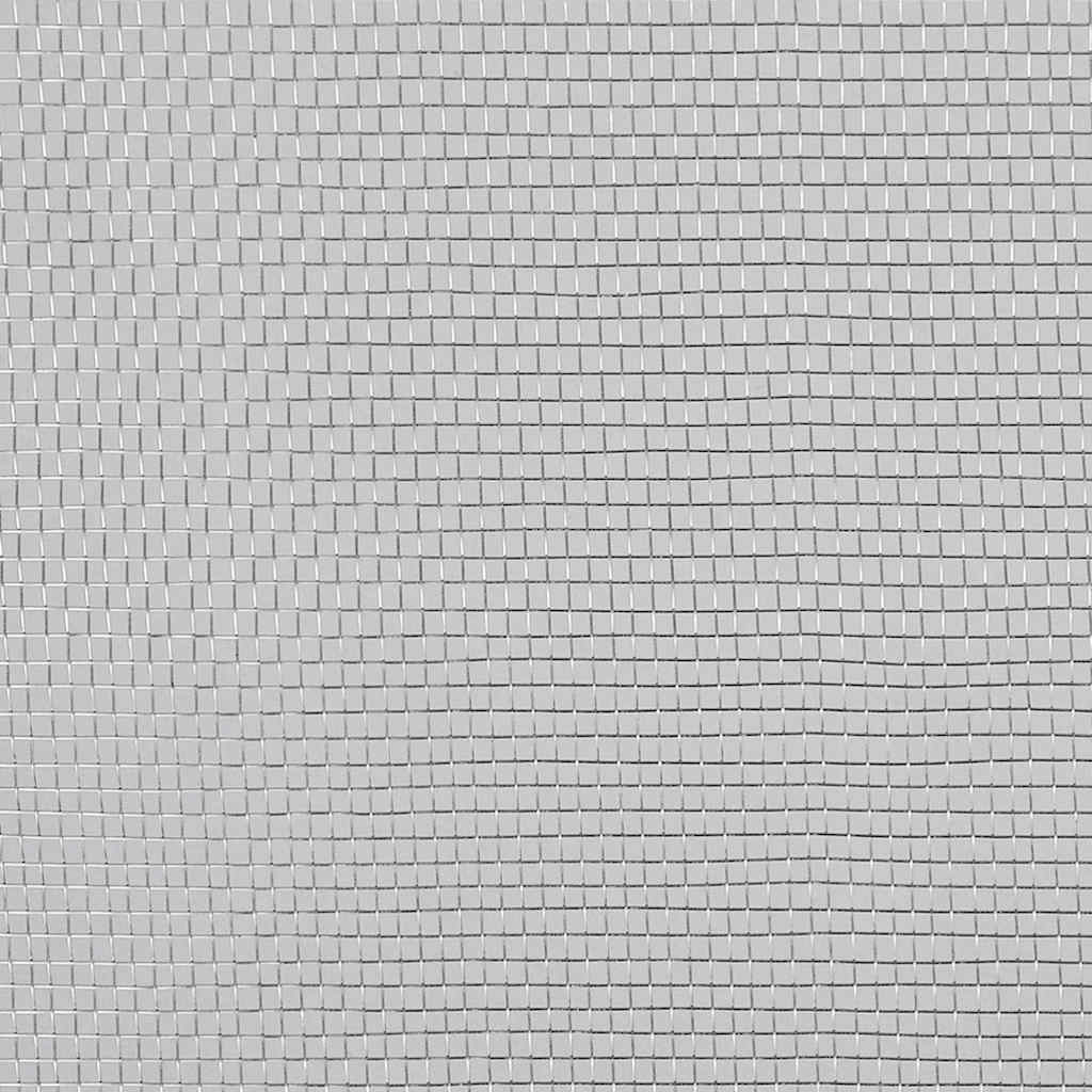Fliegengitter Aluminium 100x500 cm Silbern