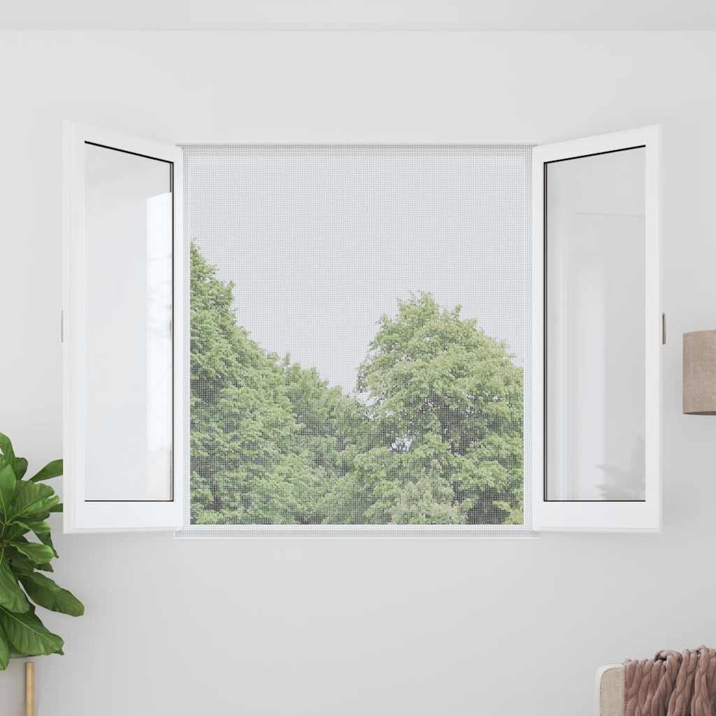 Fliegengitter Aluminium 100x500 cm Silbern