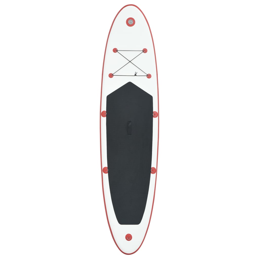 Stand Up Paddle Board SUP Gonflable Rouge et Blanc