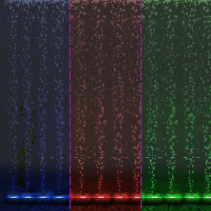 LED Aquarium-Leuchte Bubble Lampe RGB 48 cm