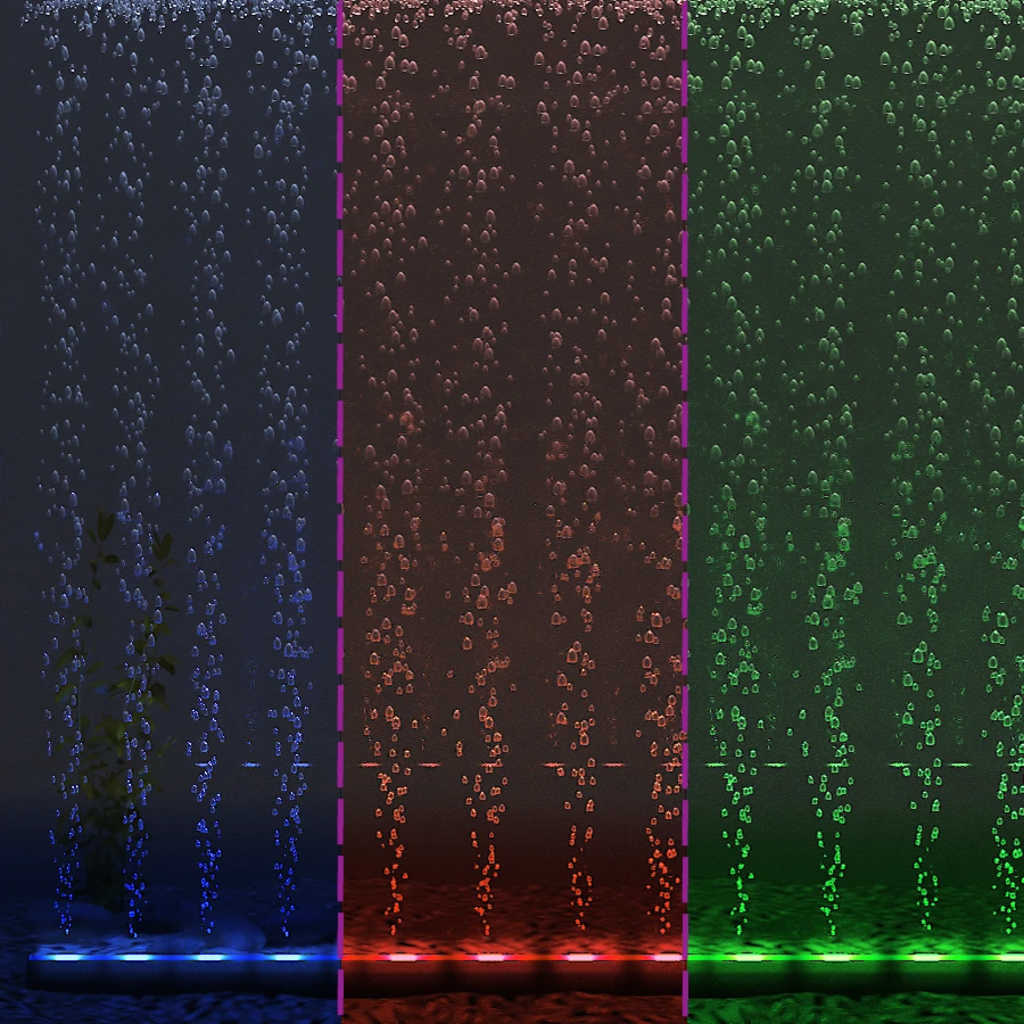 LED Aquarium Blasenlampe RGB 56,5 cm