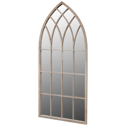 Rustikaler Gartenspiegel Bogen 50×115 cm für Indoor und Outdoor