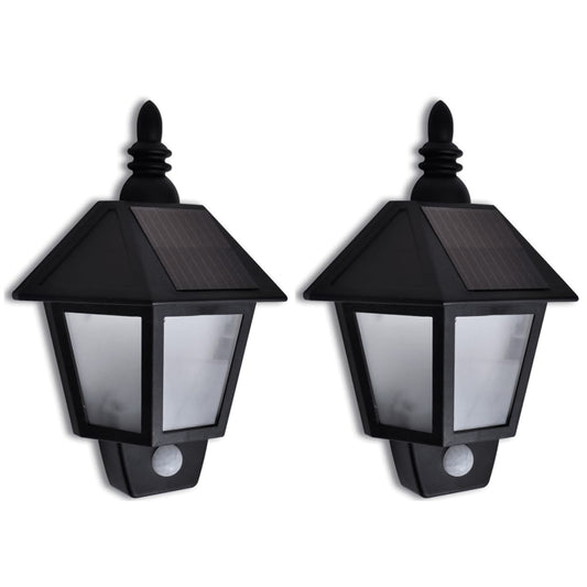 Appliques solaires avec détecteur de mouvement 2 pcs.