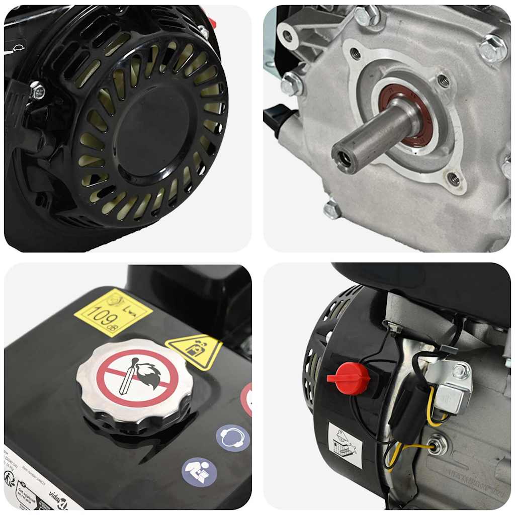 Benzinmotor 6,5 PS 4,8 kW Schwarz