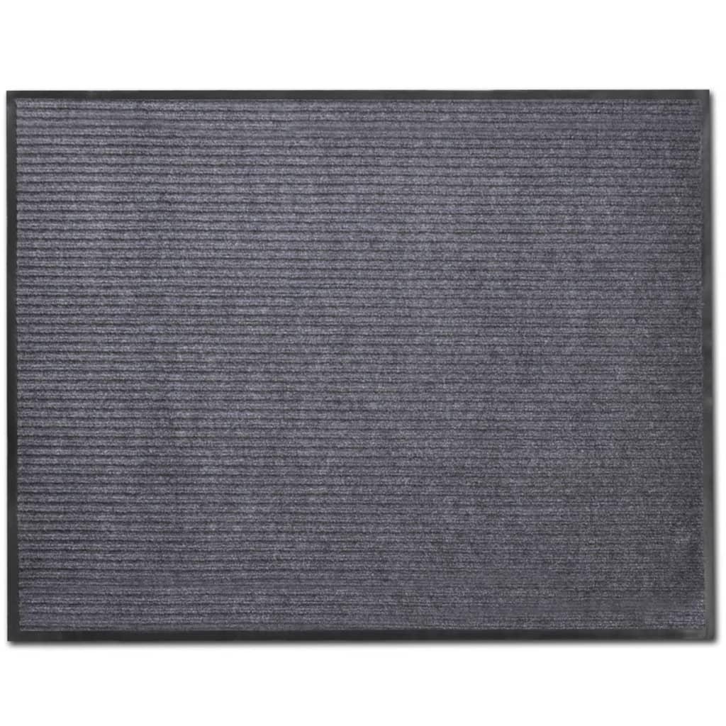 Türmatte Grau 90 x 150 cm PVC