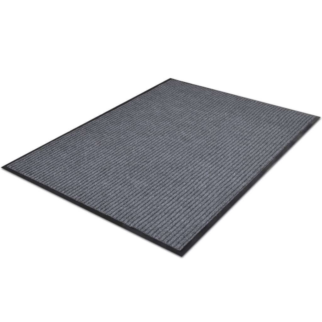 Türmatte Grau 90 x 150 cm PVC