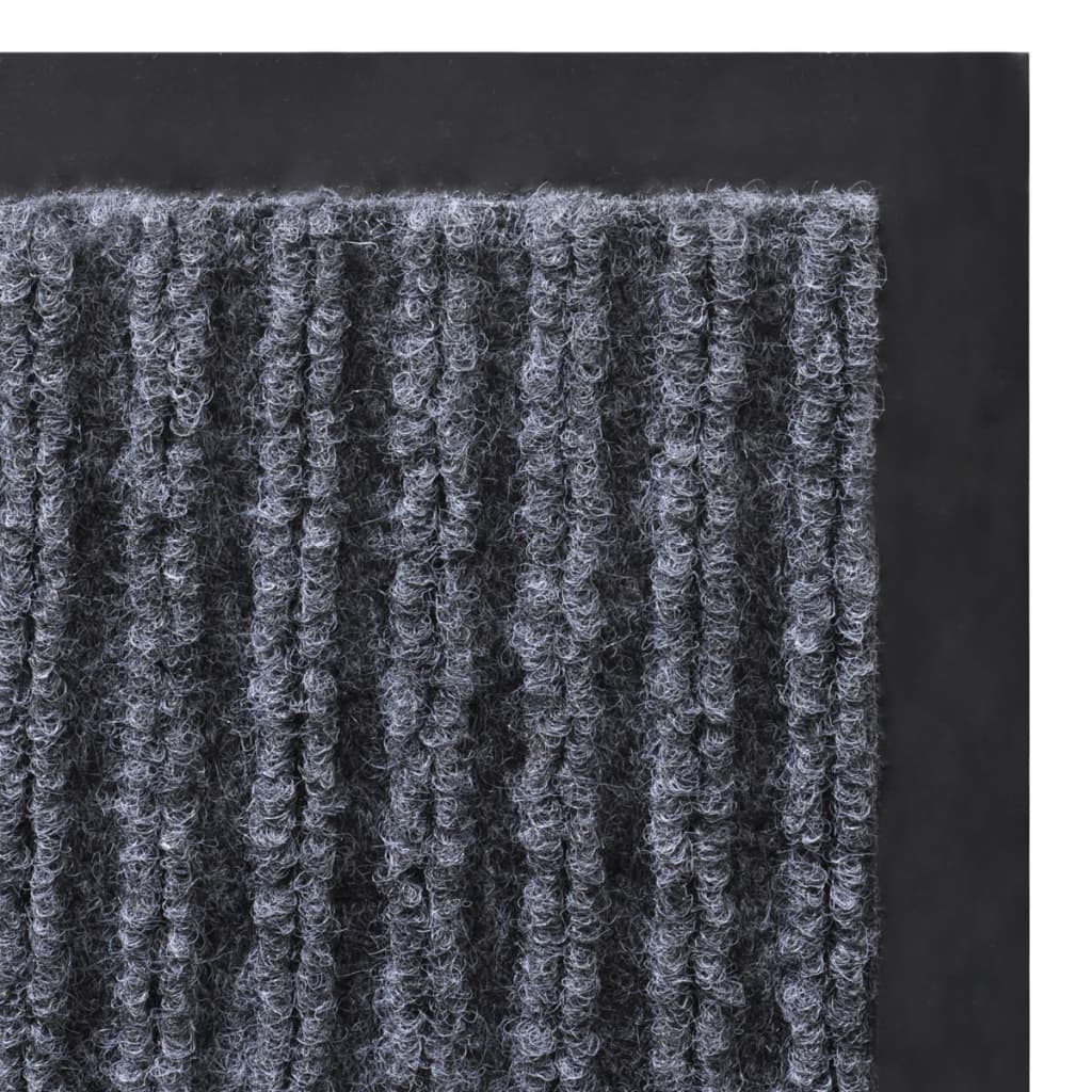 Türmatte Grau 90 x 150 cm PVC