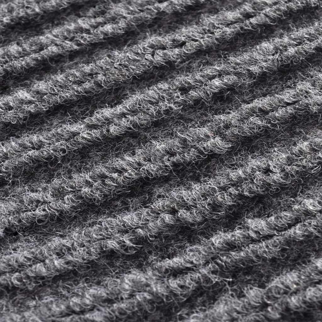 Türmatte Grau 90 x 150 cm PVC