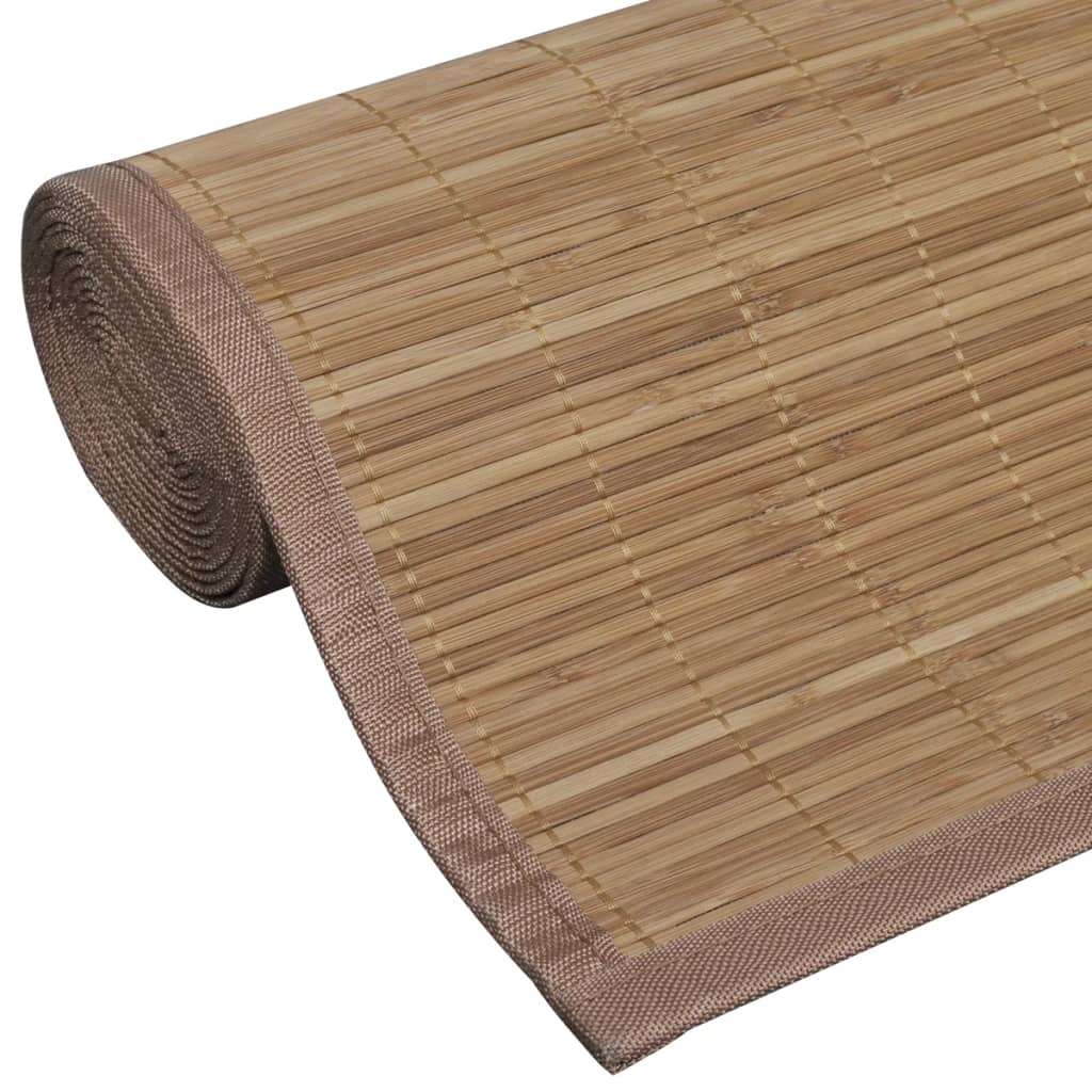 Bamboo Brown Rectangular Rug 150x200 cm