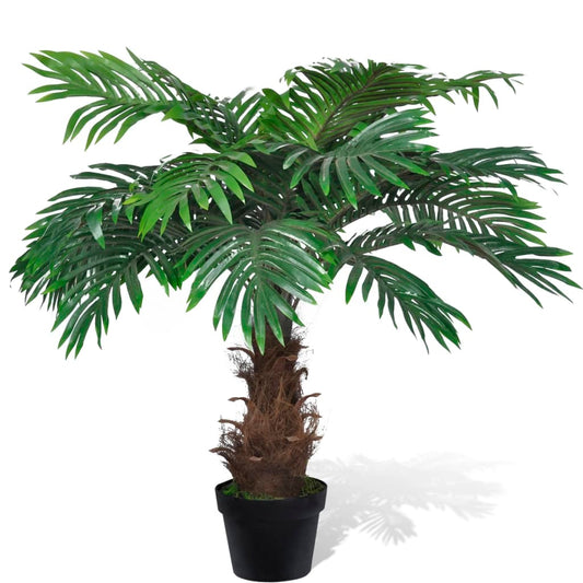 Naturgetreue Künstliche Cycus-Palme mit Topf 80 cm