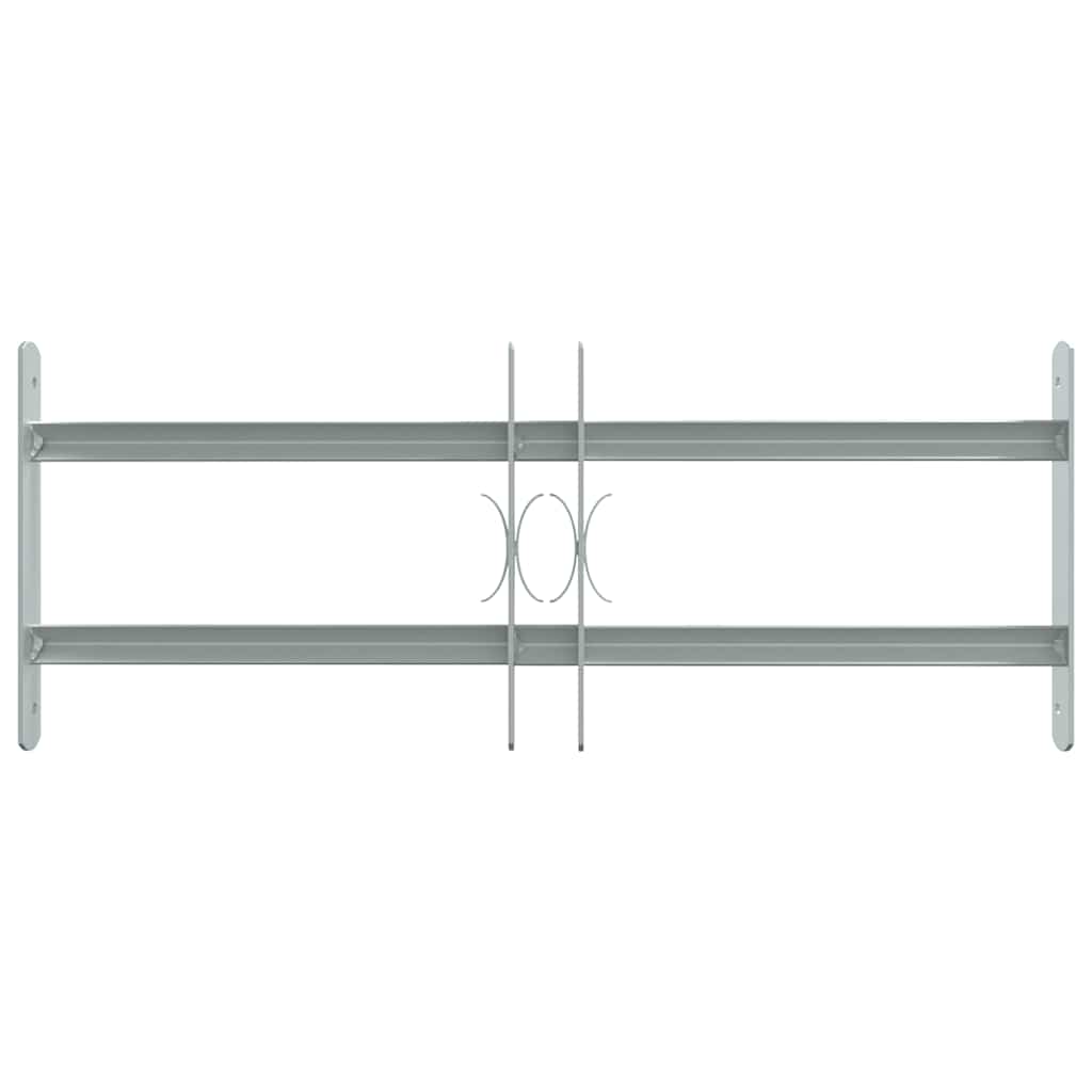 Fenstergitter Verstellbar mit 2 Querstäben 500-650 mm