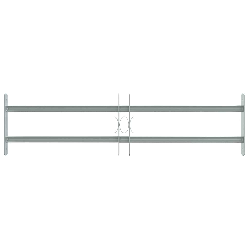 Fenstergitter Verstellbar mit 2 Querstäben 700-1050 mm