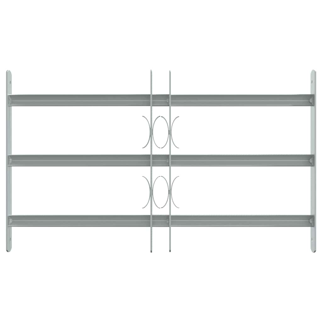 Fenstergitter Verstellbar mit 3 Querstäben 500-650 mm